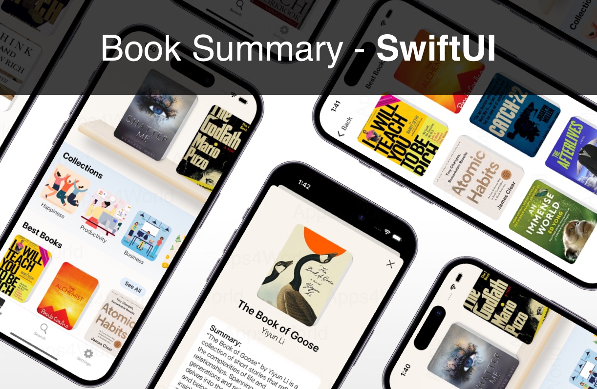 Book Summary iOS app template